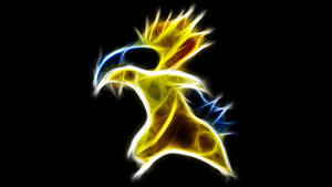 Typhlosion Wide Black Wallpaper