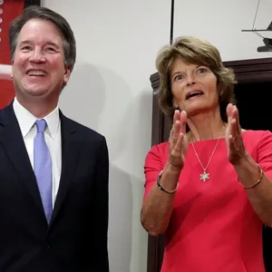 U.s. Senator Lisa Murkowski During Brett Kavanaugh Hearing Wallpaper