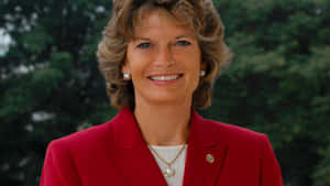 U.s. Senator Lisa Murkowski In A Smiling Pose Wallpaper
