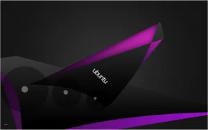 Ubuntu Purple And Black Wallpaper