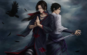 Uchiha Brothers: Naruto Shippuden Version Wallpaper