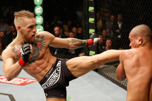 Ufc Fight Night Mcgregor Versus Siver 4k Wallpaper