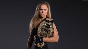 Ufc First Woman Champion Wallpaper