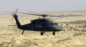 Uh-60l Black Hawk Helicopter Model Wallpaper