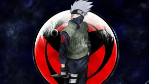 Ultimate Mangekyou Sharingan On A Striking Dark Background Wallpaper
