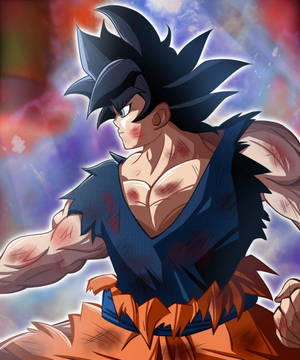 Ultra Instinct Goku Fighting Stance Wallpaper