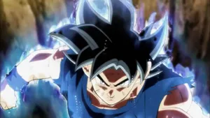Ultra Instinct Goku Intense Look Wallpaper