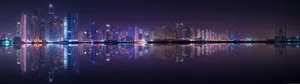 Ultra Wide 4k Aesthetic City Lights Wallpaper