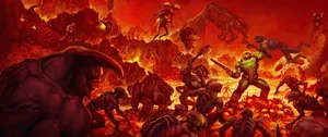 Ultra Wide 4k Red Bizarre Art Wallpaper