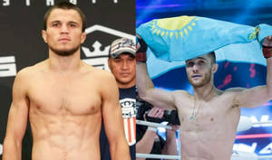 Umar Nurmagomedov In Action Against Sergey Morozov Wallpaper