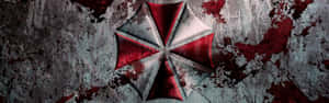 Umbrella Corporation Logo Distressed Wall Wallpaper