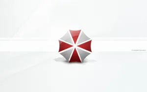 Umbrella Corporation Logo3 D Rendering Wallpaper
