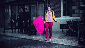 Unbreakable Kimmy Schmidt Kimmy In Rain Wallpaper