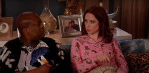 Unbreakable Kimmy Schmidt Kimmy With Titus Wallpaper