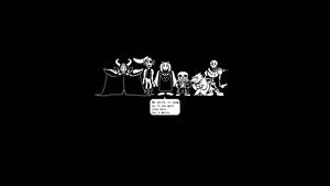 Undertale Pixel Characters Wallpaper