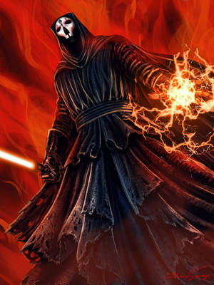 Undying Power: Darth Nihilus' Dark Prowess Wallpaper