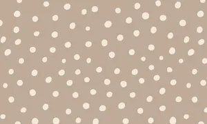 Uneven Brown Polka Dots Wallpaper