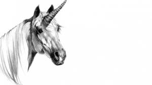 Unicorn Pencil Drawing Wallpaper