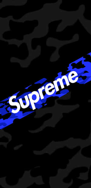 Unisex Luxury Blue Supreme Shirt Wallpaper