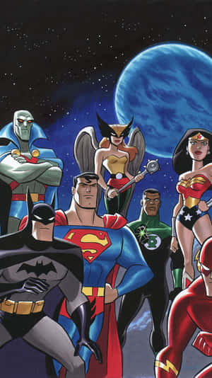 Unite Marvel & Dc And Keep Your Fandom Close With This Awesome Iphone Wallpaper Design Wallpaper