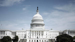 United States Capitol Desaturated Wallpaper