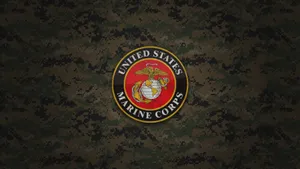 United States Marines Charge Into Battle Wallpaper