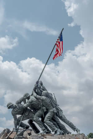 United States Military Battle Of Iwo Jima Wallpaper