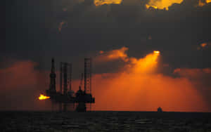 Unity Fire Safety Oil Rig Platform Wallpaper