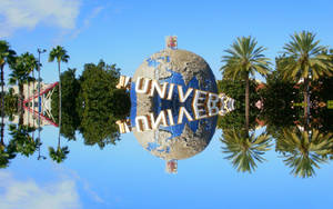 Universal Studios Inverted Reflection Wallpaper