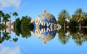 Universal Studios Inverted Reflection Wallpaper