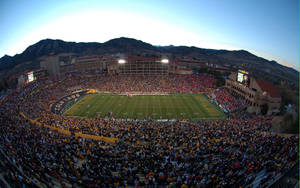 University Of Colorado At Boulder Football Stadium Wallpaper