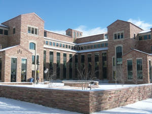 University Of Colorado At Boulder's Prestigious Wolf Law Building Wallpaper