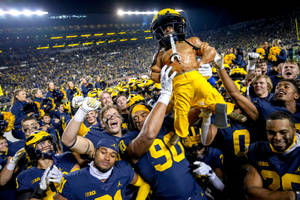 University Of Michigan-ann Arbor Football Doll Wallpaper