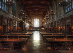 University Of Michigan-ann Arbor Library Hall Wallpaper