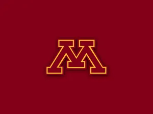 University Of Minnesota Icon In Red Wallpaper