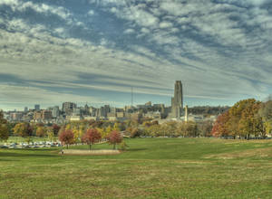 University Of Pittsburgh From Afar Wallpaper