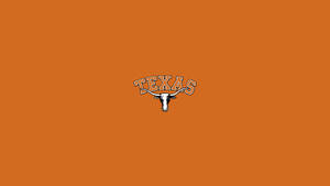 University Of Texas Logo In Orange Wallpaper