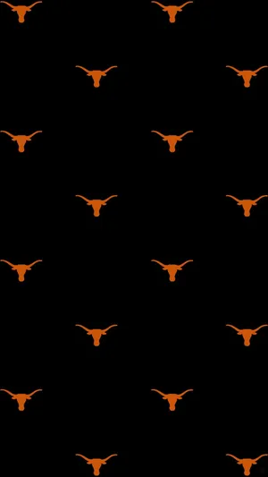 University Of Texas Longhorns Logo Pattern Wallpaper