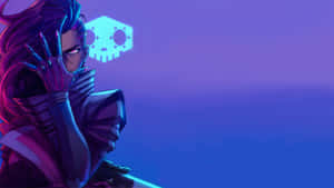 Unleash Chaos With Sombra From Overwatch Wallpaper