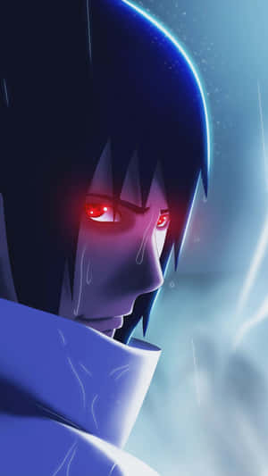 Unleash Hidden Power With Blue Sasuke Wallpaper