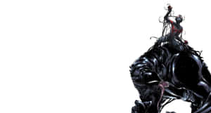 Unleash The Power Of Black Venom Wallpaper