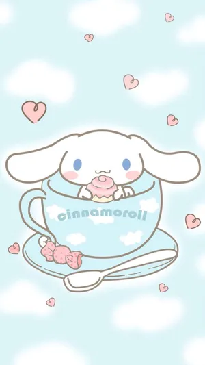 Unleash Your Cuddly Side With This Cinnamoroll Phone Wallpaper