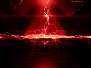 Unleash Your Full Potential With Red Lightning Wallpaper