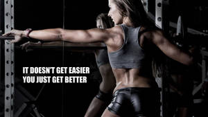 Unleash Your Potential - Fitness Motivation Wallpaper