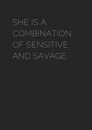 Unleashing Inner Strength Through Savage Words Wallpaper