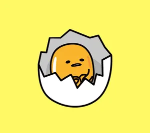 Unlock Fun With Gudetama Phone Wallpaper