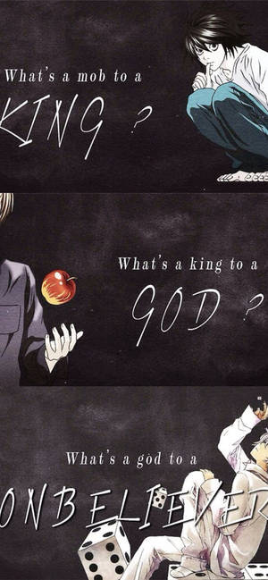 Unlock The Hidden Mysteries Of Death Note With A Dark And Mysterious Aesthetic. Wallpaper