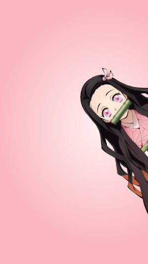 Unlock The Power Of Anime With Nezuko Iphone Wallpaper