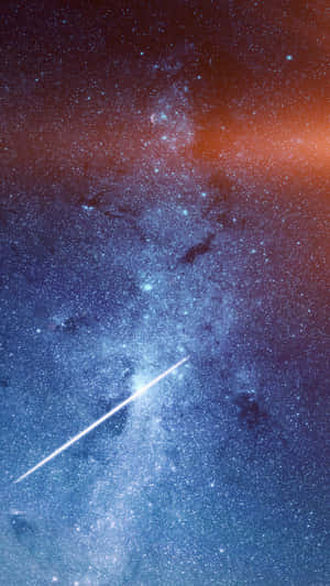 Unlock The Power Of The Blue Galaxy Iphone Wallpaper