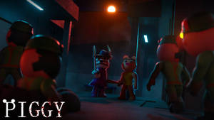 Unlock Your Imagination With Piggy, The Roblox Game Wallpaper